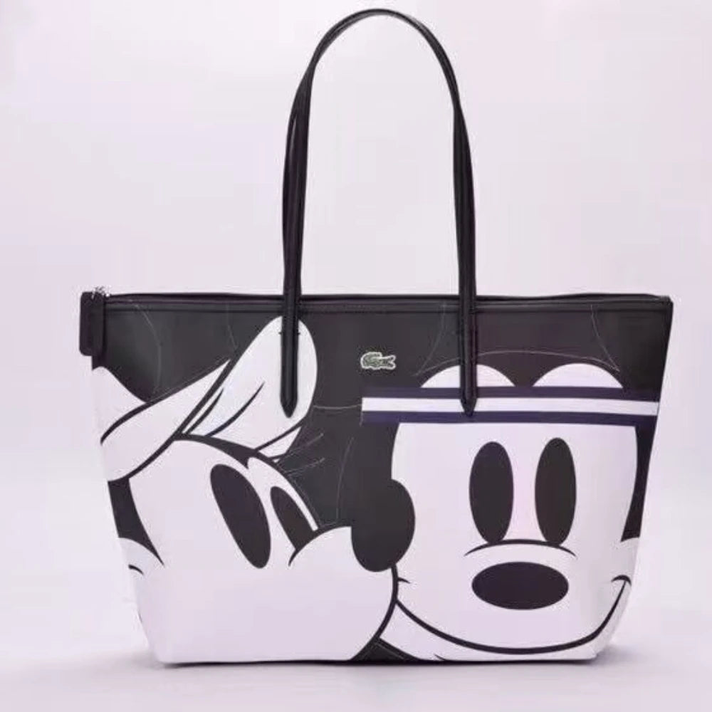 Large-Capacity Printed Tote Bag