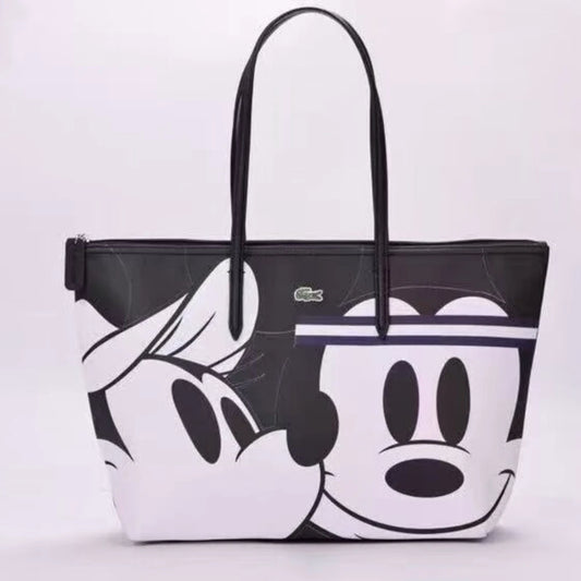 Large-Capacity Printed Tote Bag