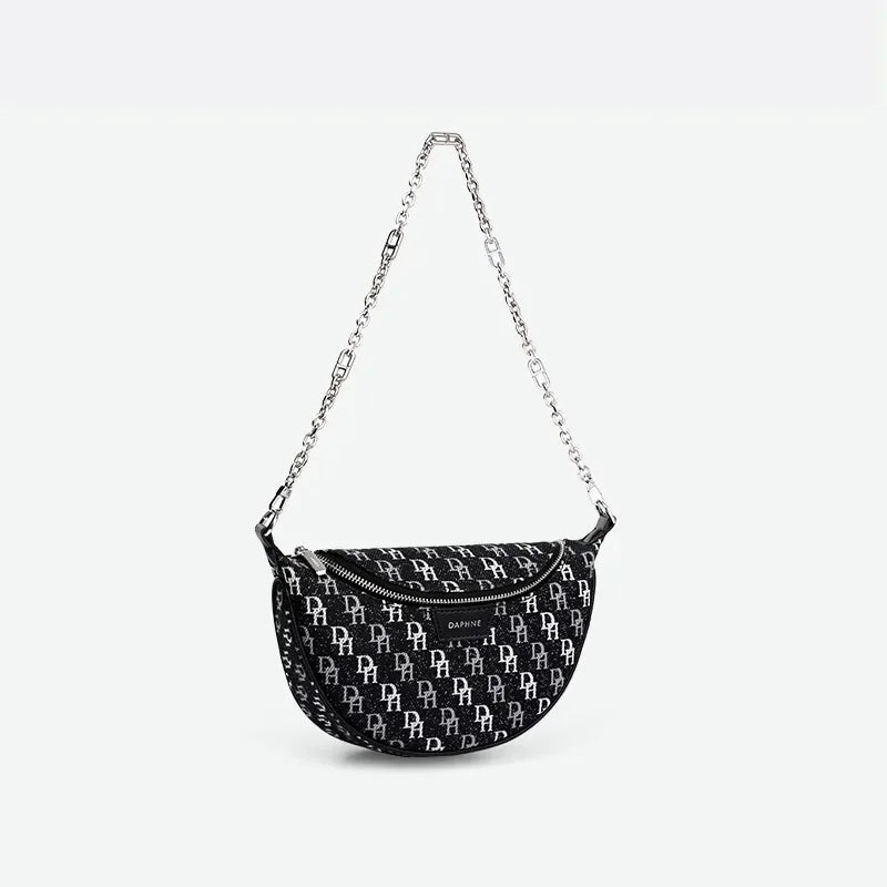 High-quality Letter Pattern Chain Shell Bag