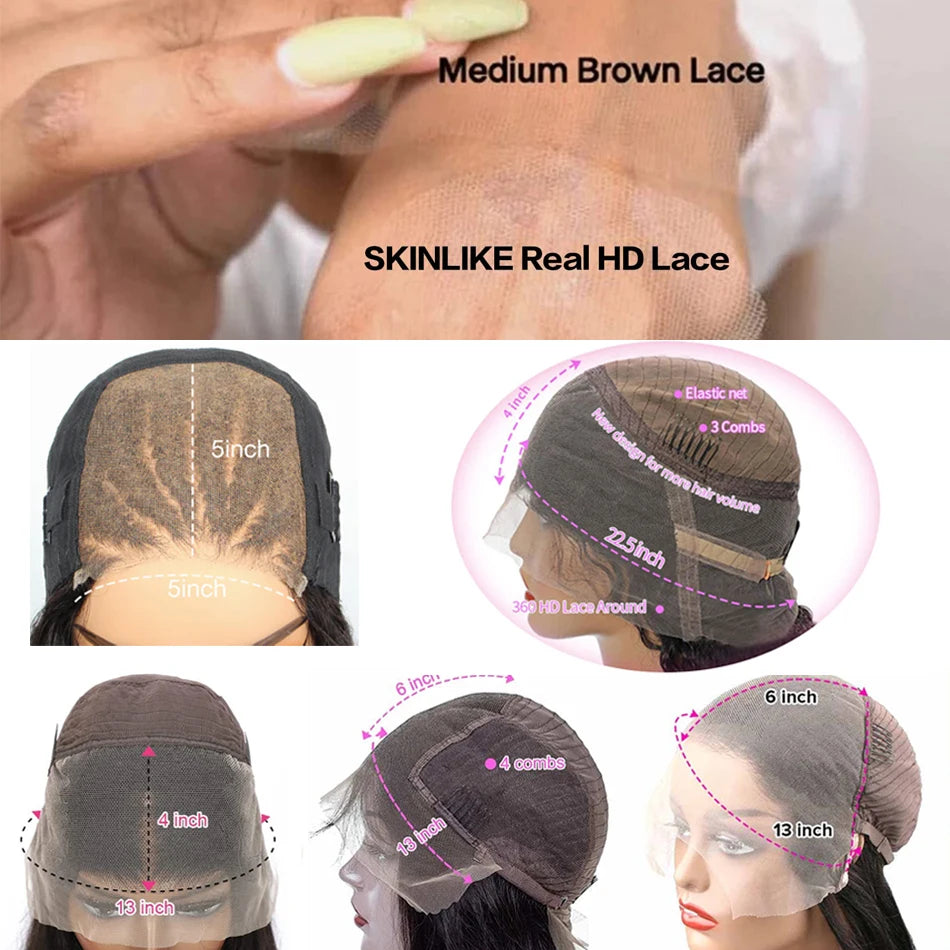 13×6 Loose Deep Wave HD Lace Front Wig