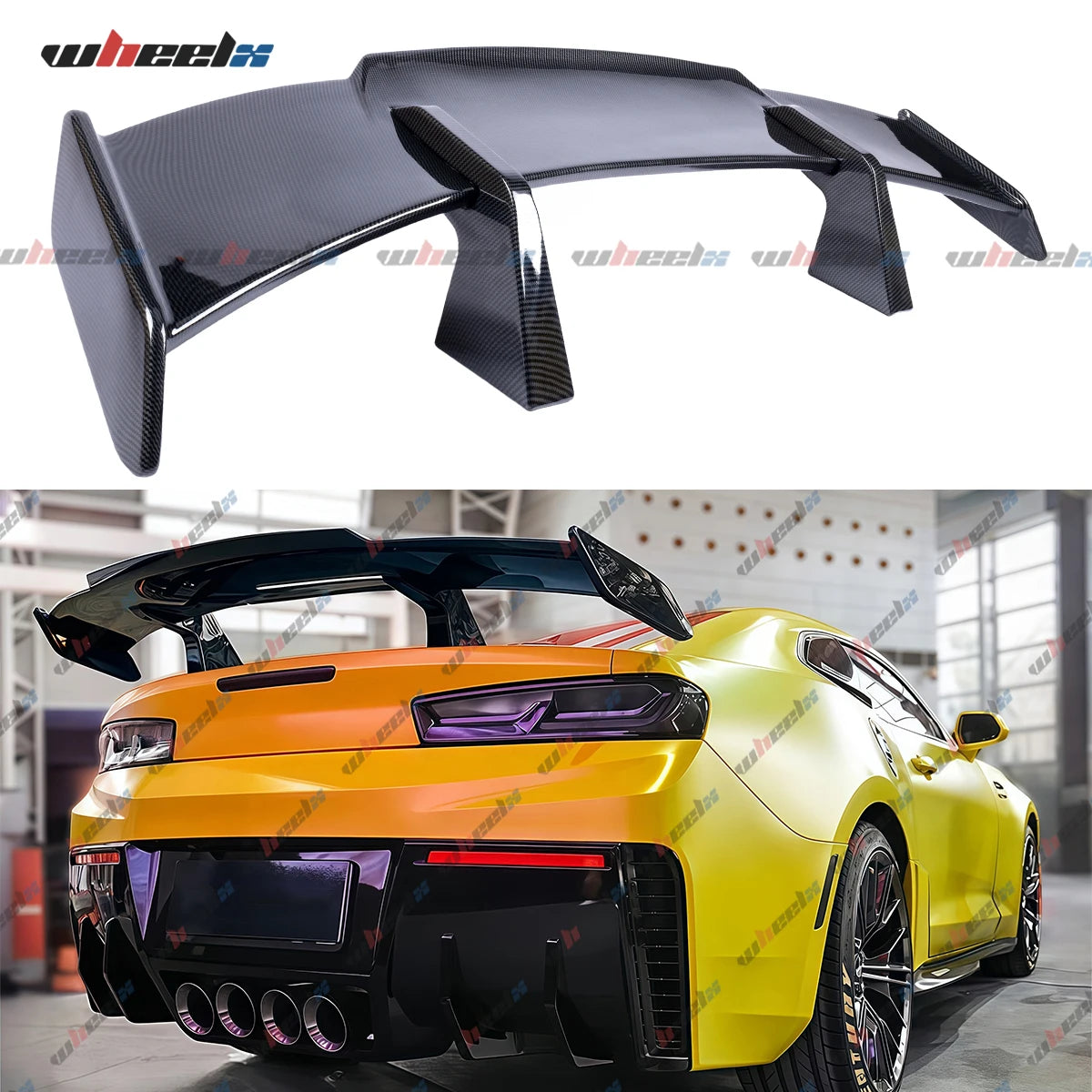 Universal 58 Inch ABS GT Style Trunk Spoiler