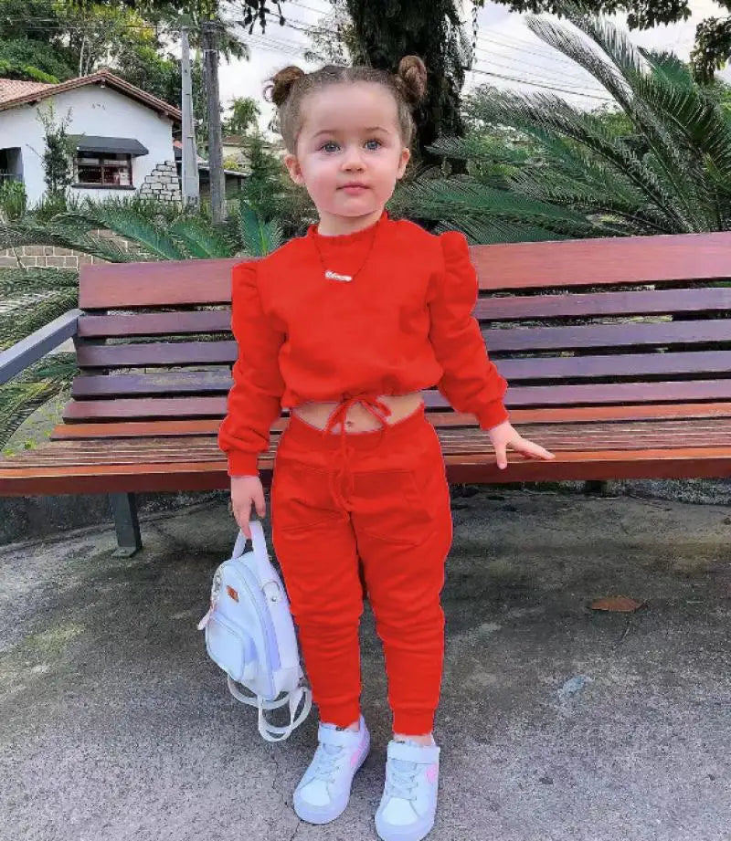 Children's Set Multi Color Sports Fashion Hoodie Set for 1-8 Years