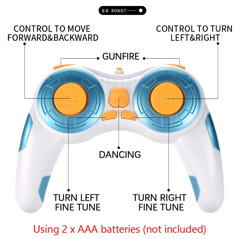 RC Robot 2.4G Radio Remote Control With Sound Watch Gesture Induction Sensor