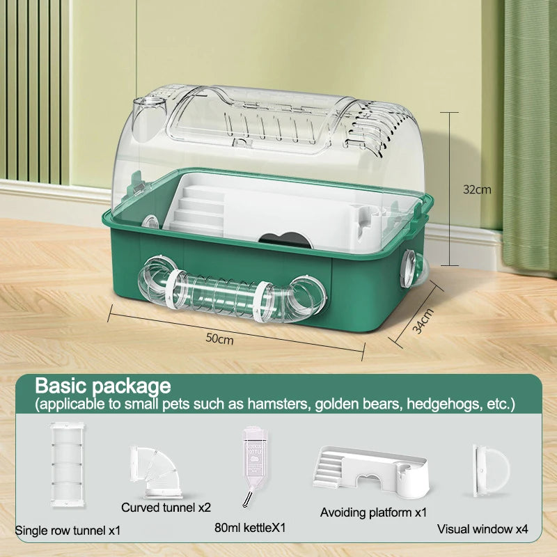 Hamster Cage Luxury Villa Oversized Acrylic