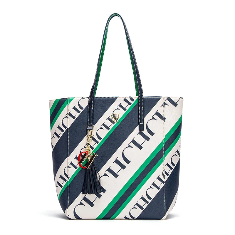 Colour Blocking Fashion Women's Large-capacity Shoulder Bag