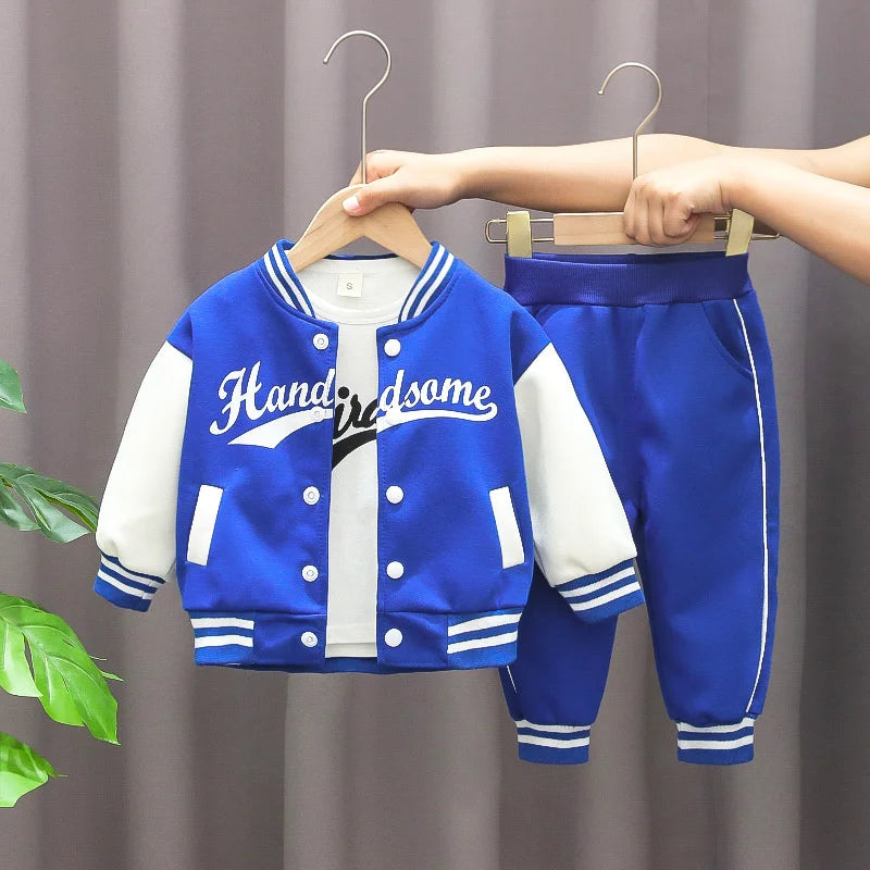 Kids Baseball Casual Sports Tracksuit