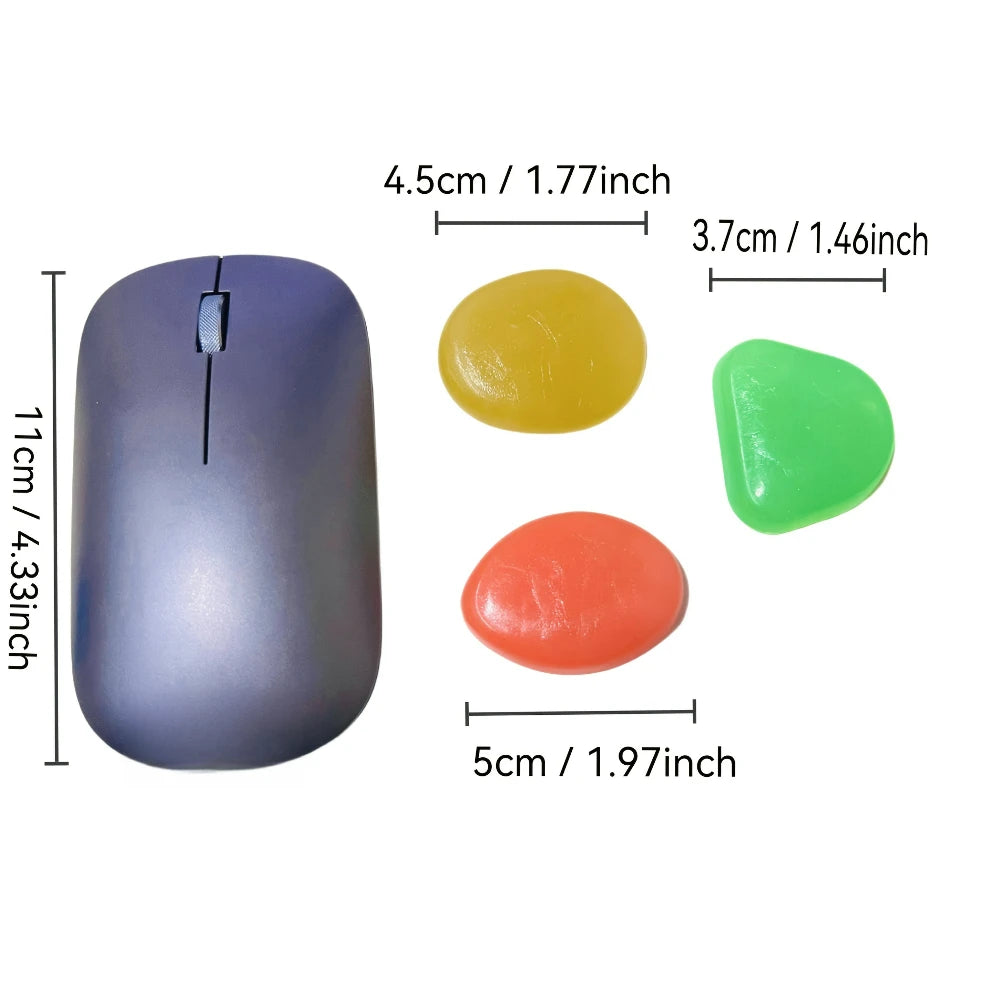 5/10 Pcs Luminous Pebbles 4.5cm Diameter Garden Landscape