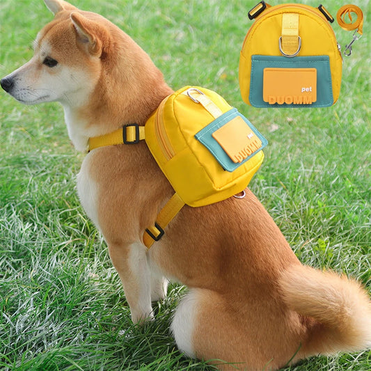 Dog Harness with Snack bag for Small Dogs