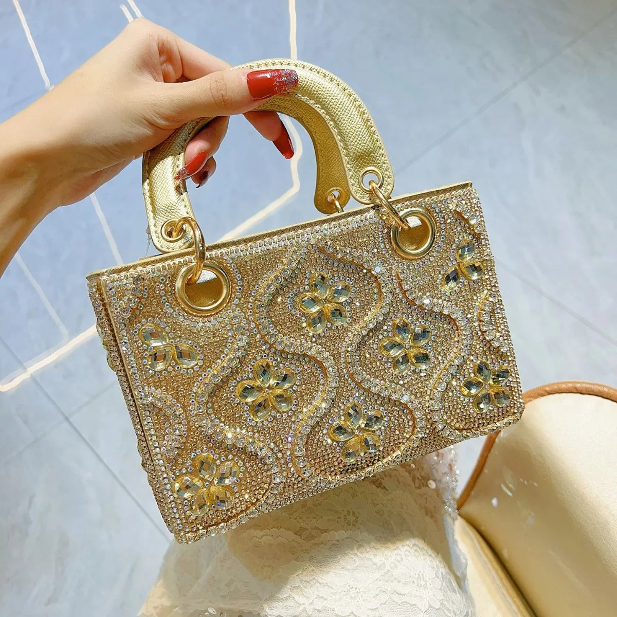 Rhinestone Evening Fashion Clutch