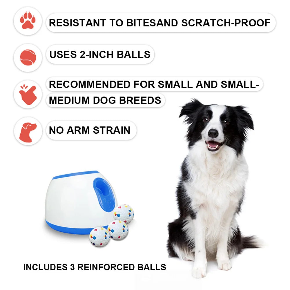 Small Dog Automatic Ball Thrower Launch Distance 10-30ft