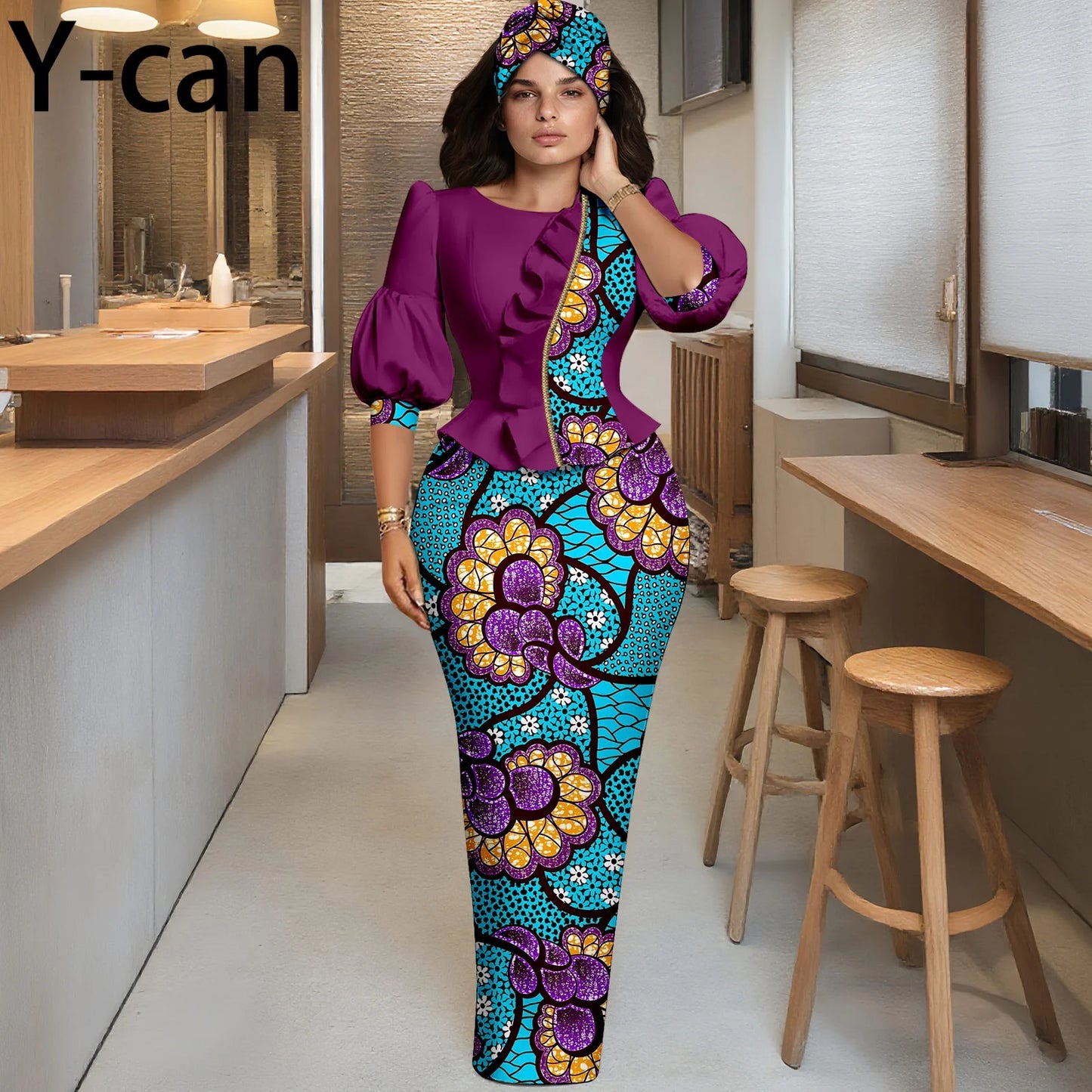 African Women Skirt Set