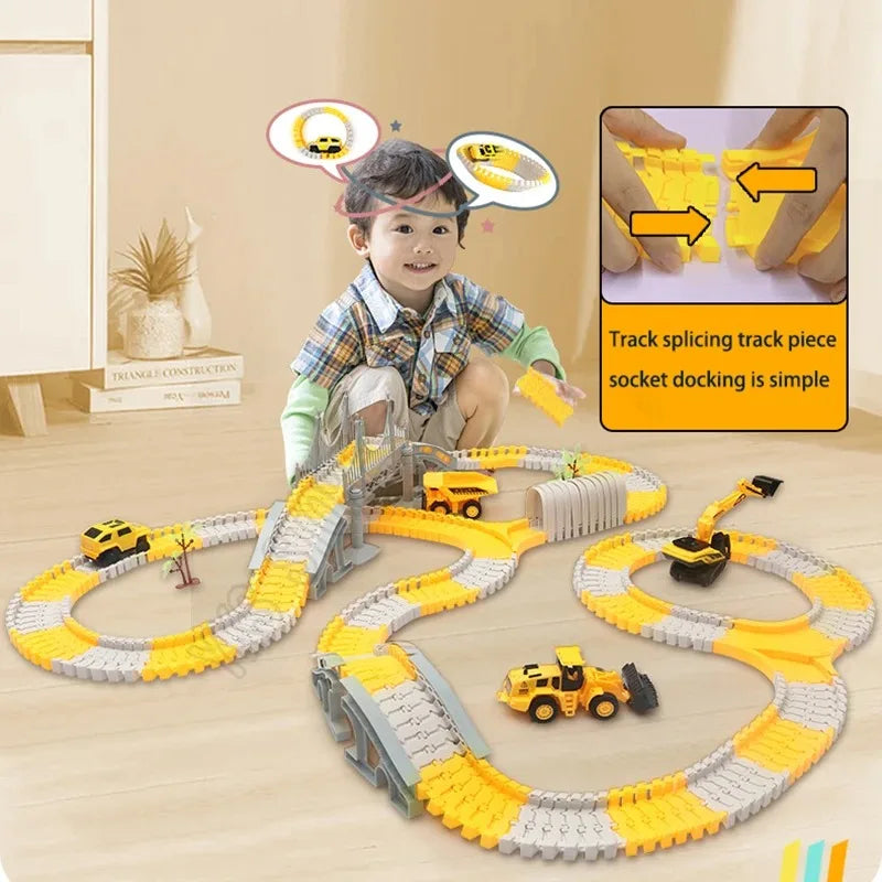 Magic Rail Track Sets Children Electric Track Toy