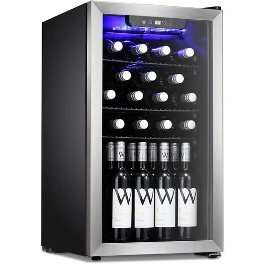 26 Bottle Wine Cooler/Cabinet Beverage Refrigerator