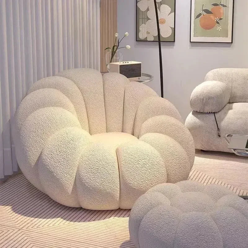 Pumpkin Lazy Single Tatami Sofa Chair