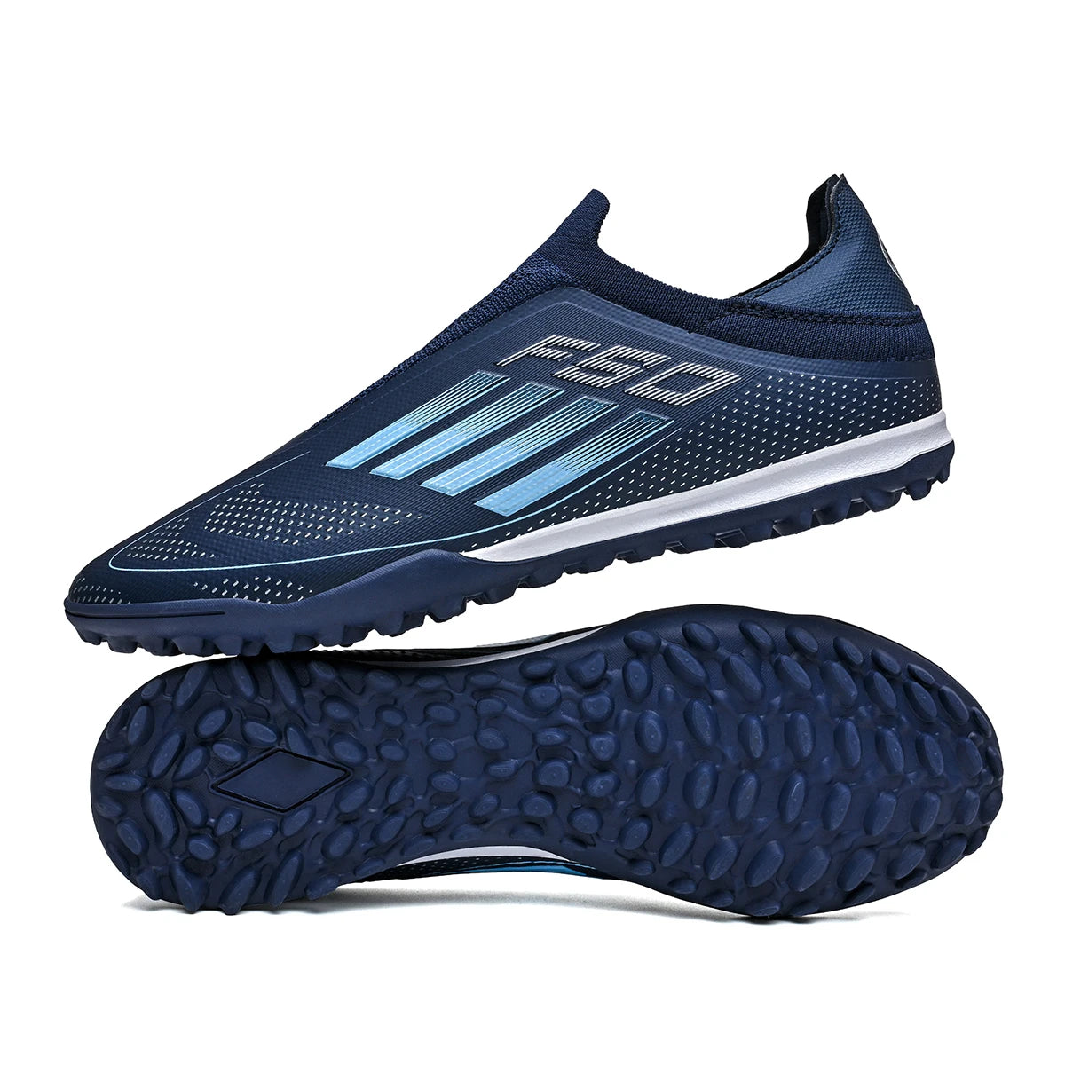 Men Soccer Shoes Breathable Long Spikes Cleats