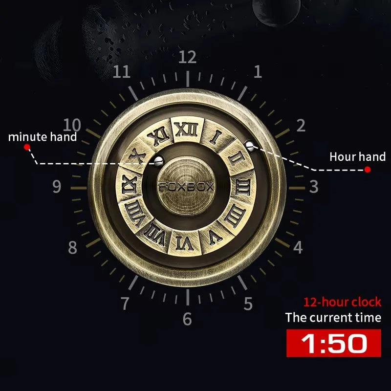 Scrolling Iron Ball Magnetic Pointer Waterproof Wristwatch