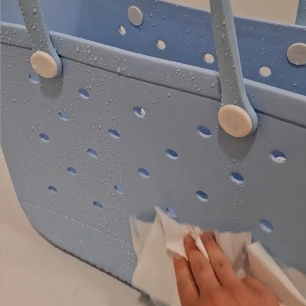 Rubber Waterproof Beach Bag Tote