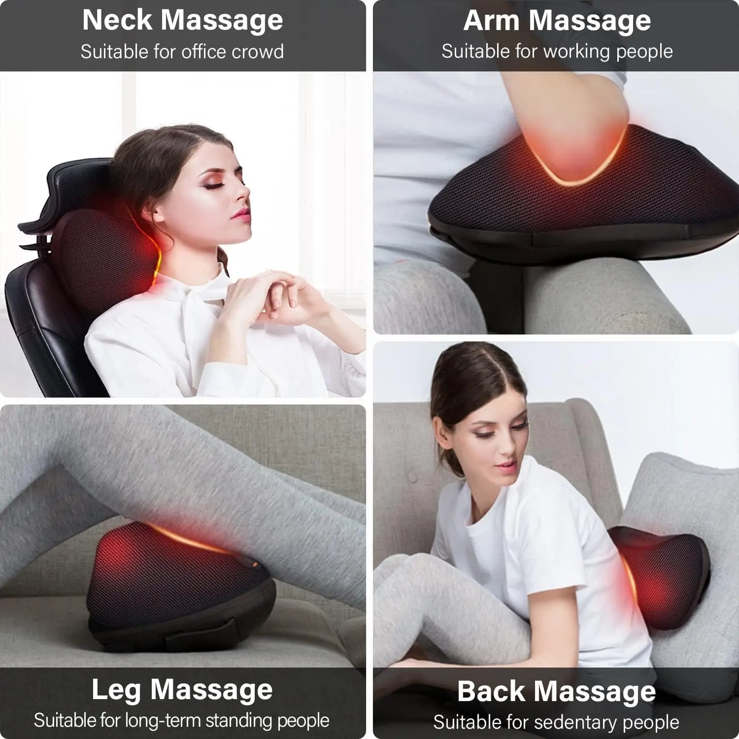 Shiatsu Neck and Back Massager with Heat