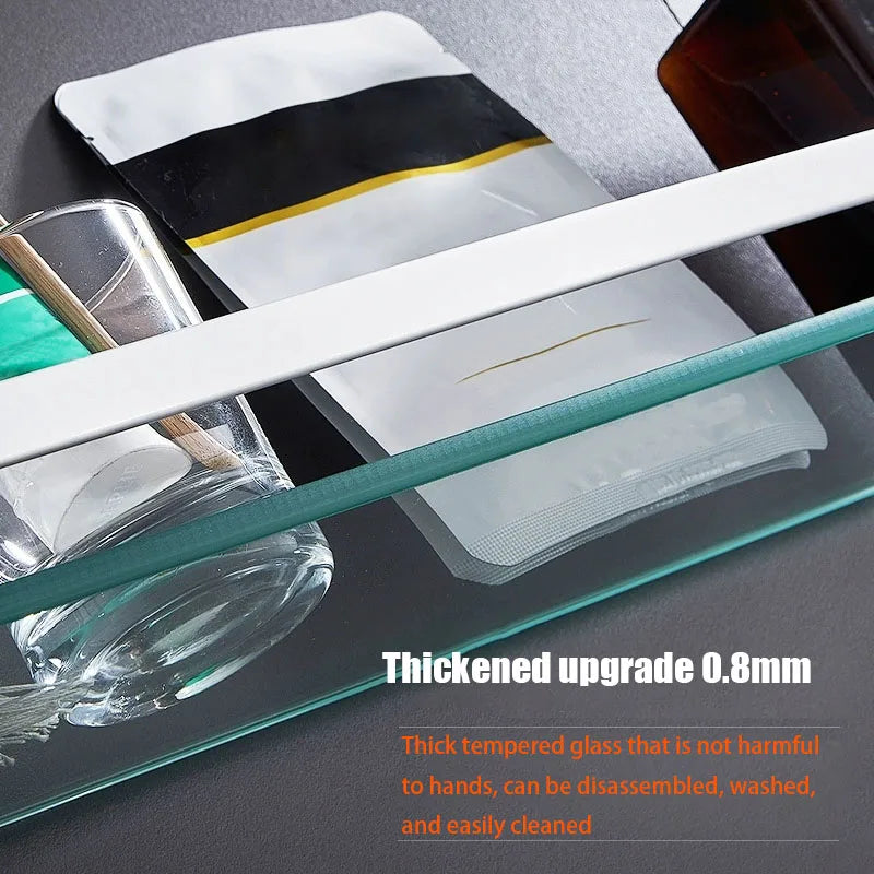 Glass Shelf Storage Shower Organizer