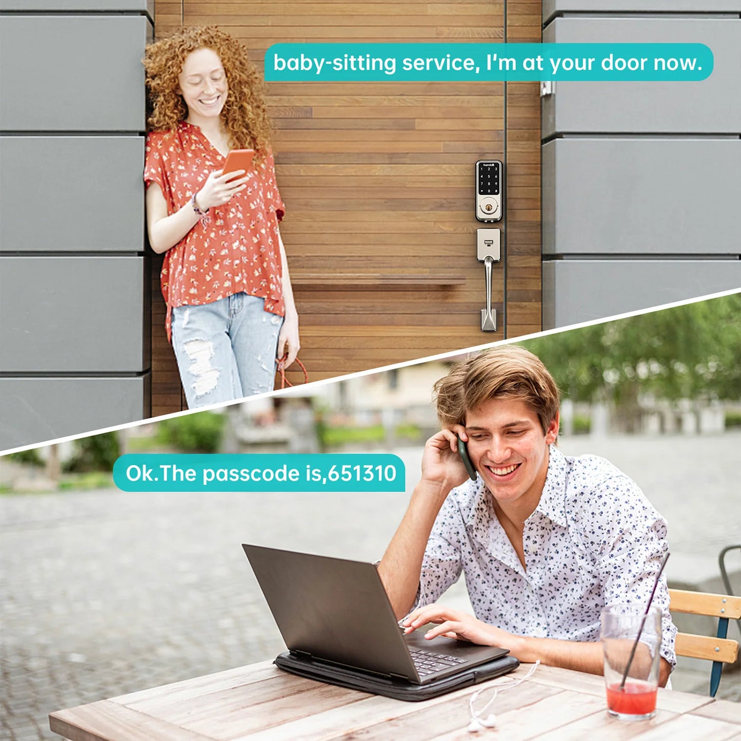 Smart Front Door Lock Deadbolt Keyless Entry