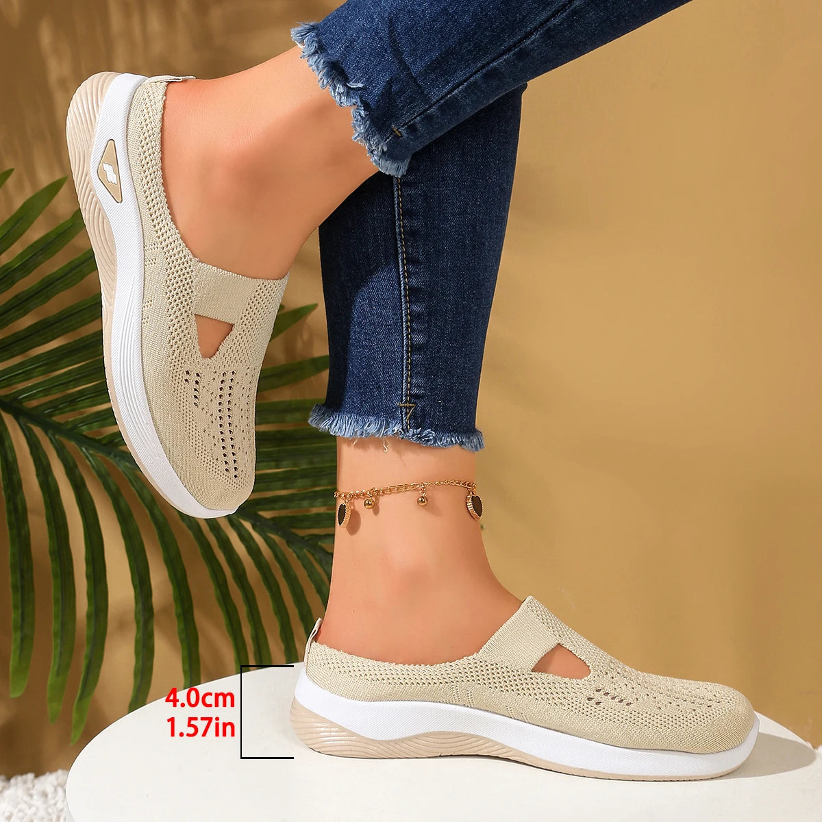 Comfortable Half Slipper Women's Shoes