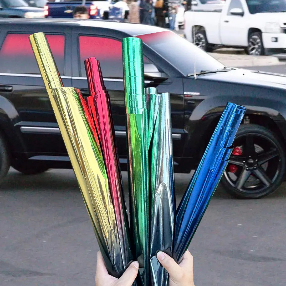 1/3M Gradient Car Film UV Protected Color Change