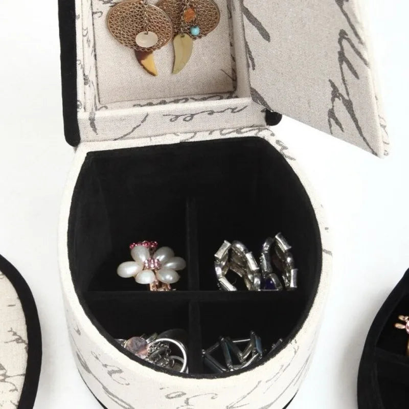 Velvet 9 inch High Heel Jewelry Storage Box