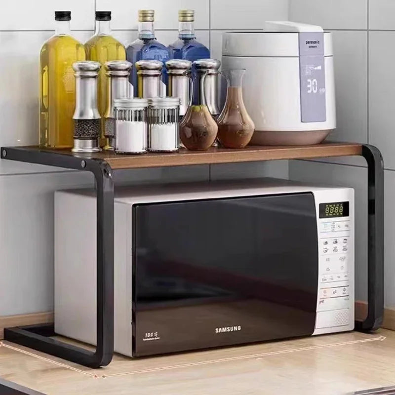 Kitchen Storage Large Capacity Microwave Rack
