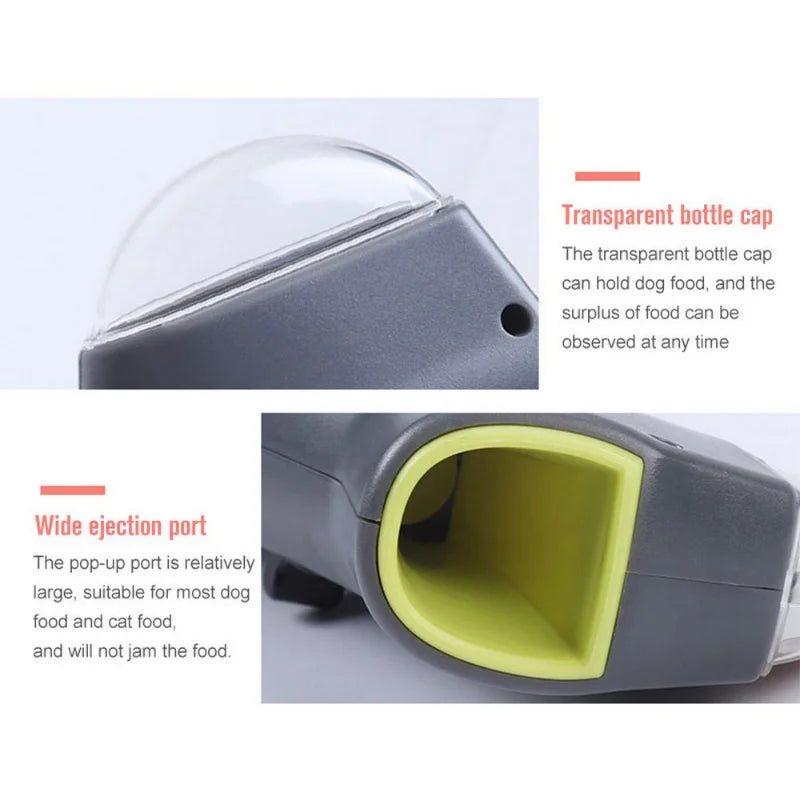 Pet Interactive Training Toy Dog Cat Treat Launcher