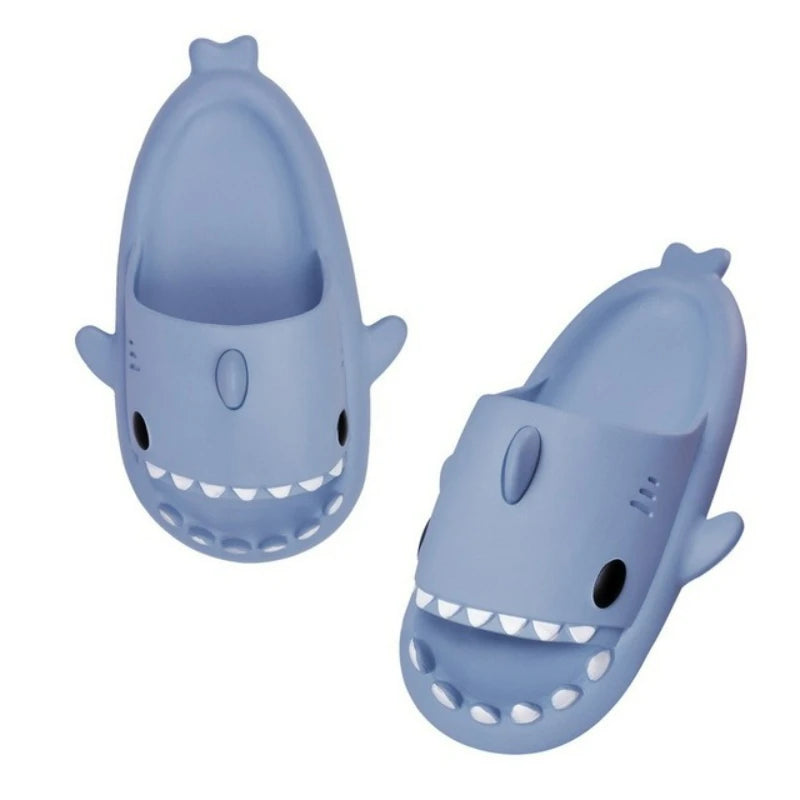 Cartoon Shark Slippers Kids Flip Flops