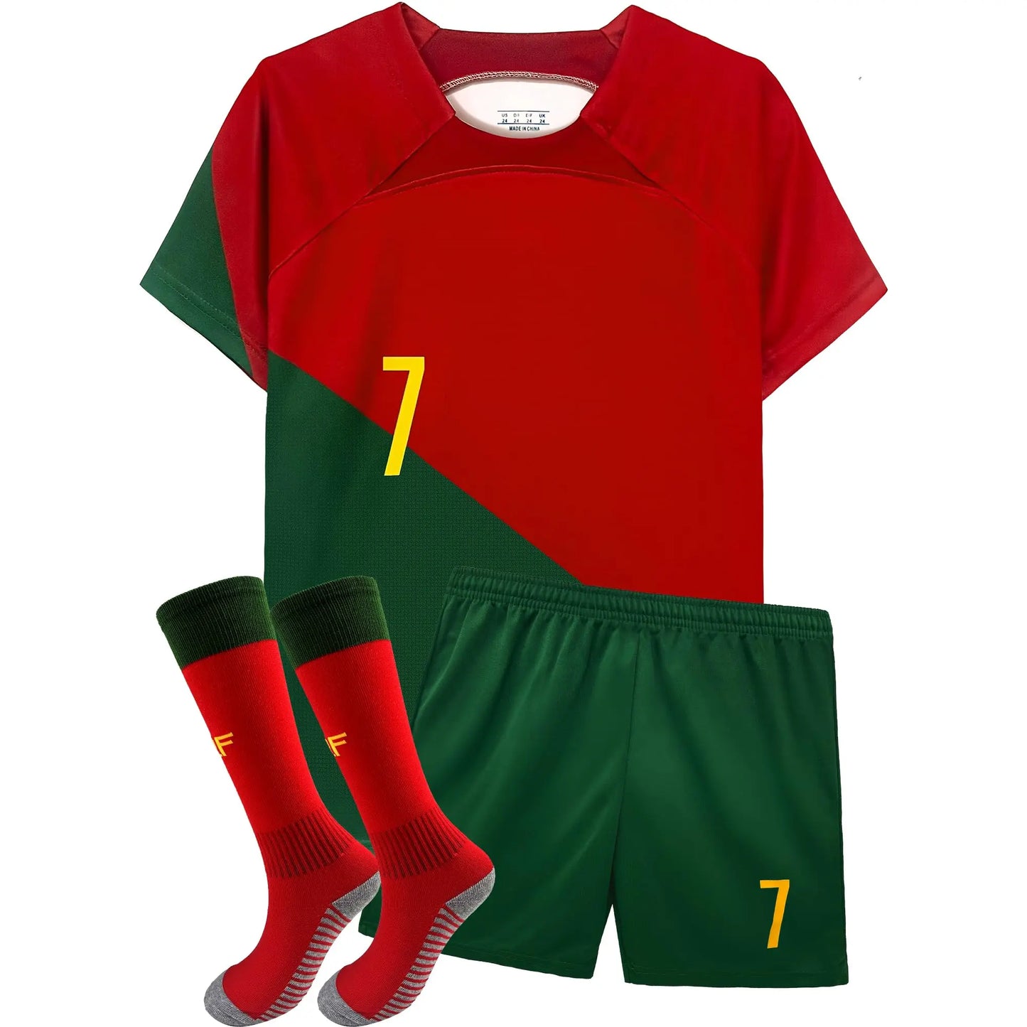 Kids Soccer Fans Jerseys Gift Set
