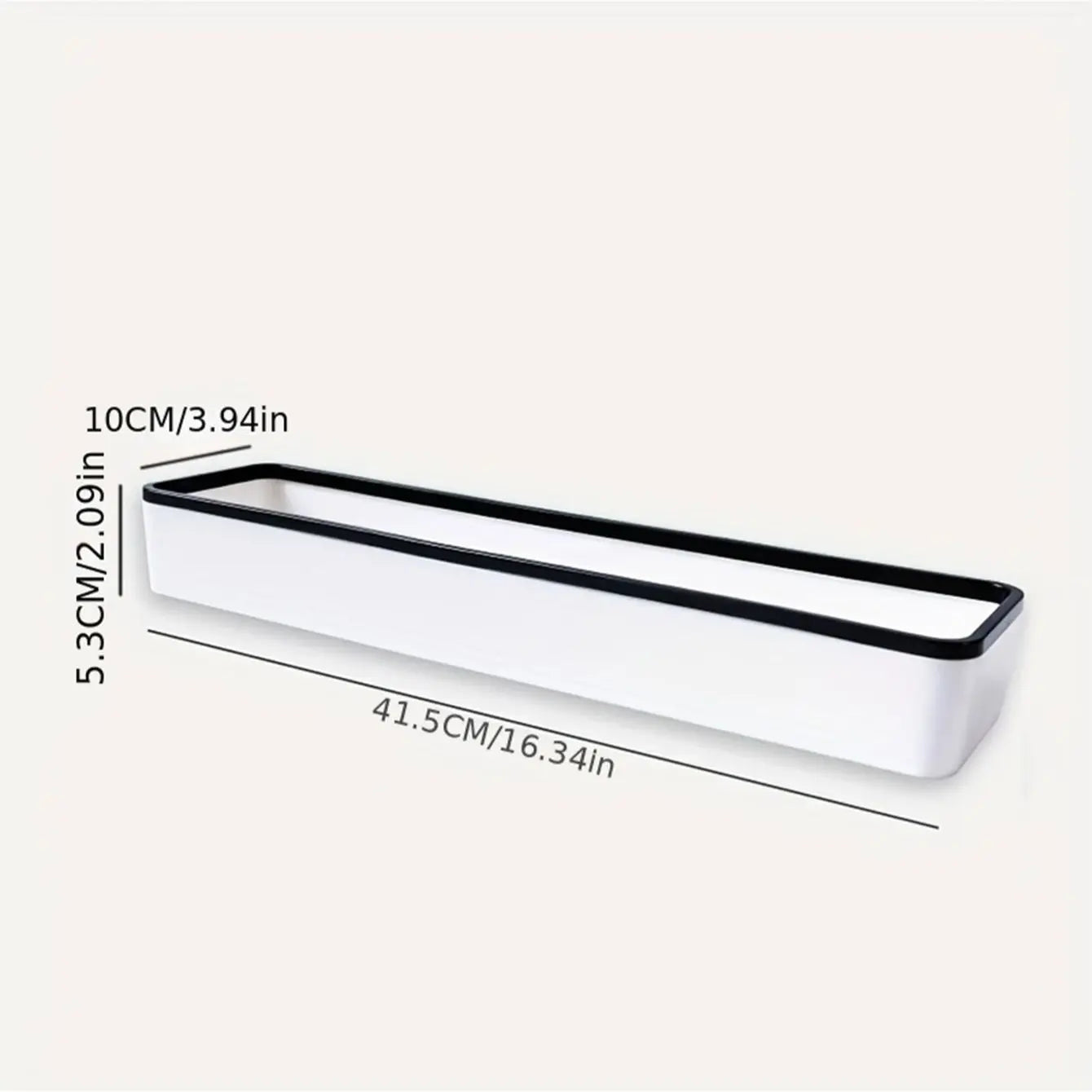 1pc Above Toilet Rack White Shelf Organizer