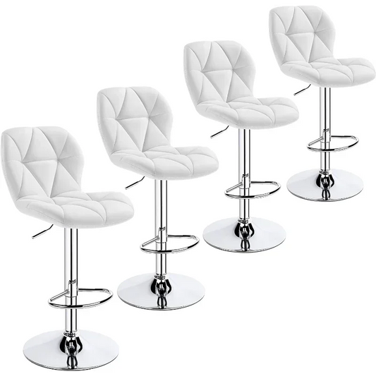 Bar Stools Set of 4 Adjustable