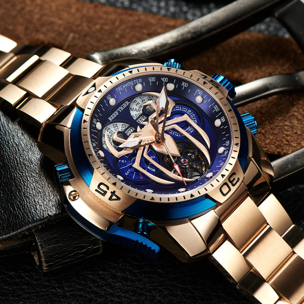 Spider Dial Men's Automatic Wristwatches