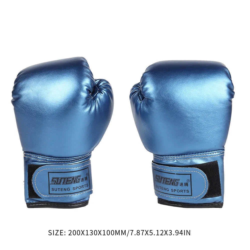 2pcs Boxing Training Fighting Gloves PU Leather Kids