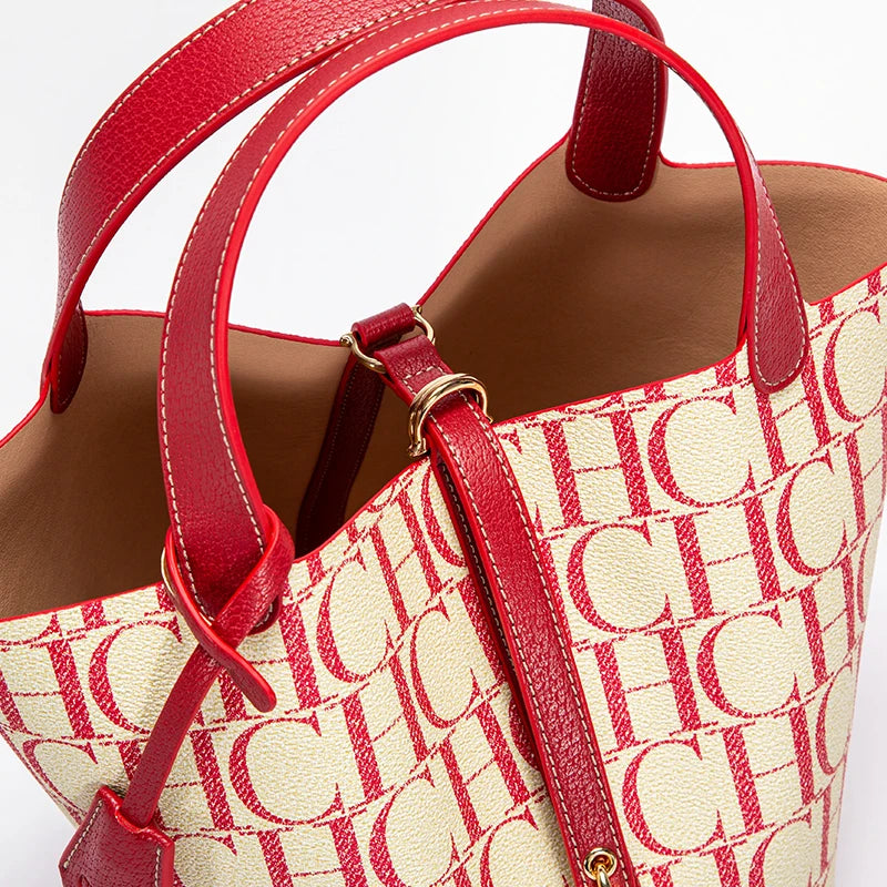 Alphabet Print Design Large Capacity Ladies Crossbody