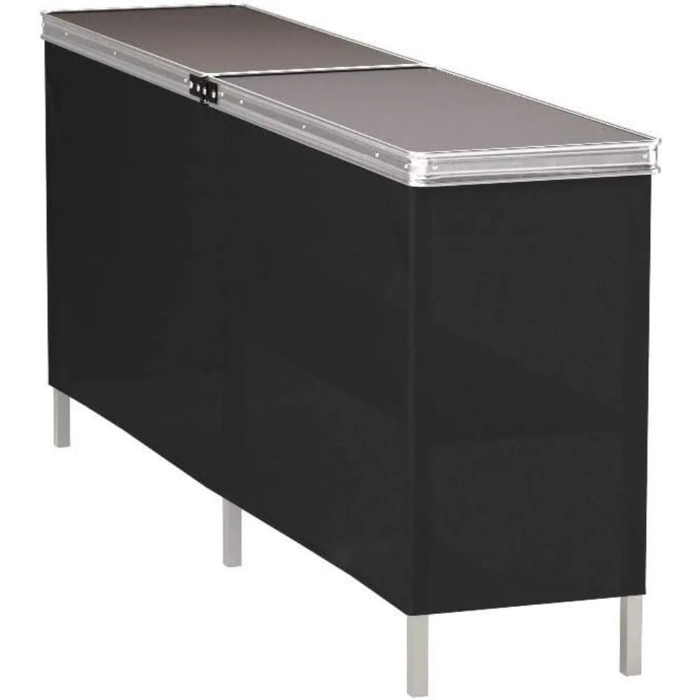 Portable Bar Table, Black