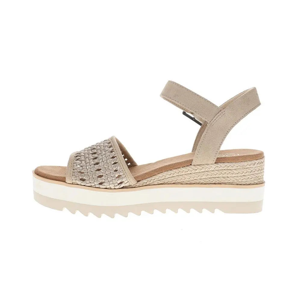 TOMS Platform Wedge Espadrille Sandals