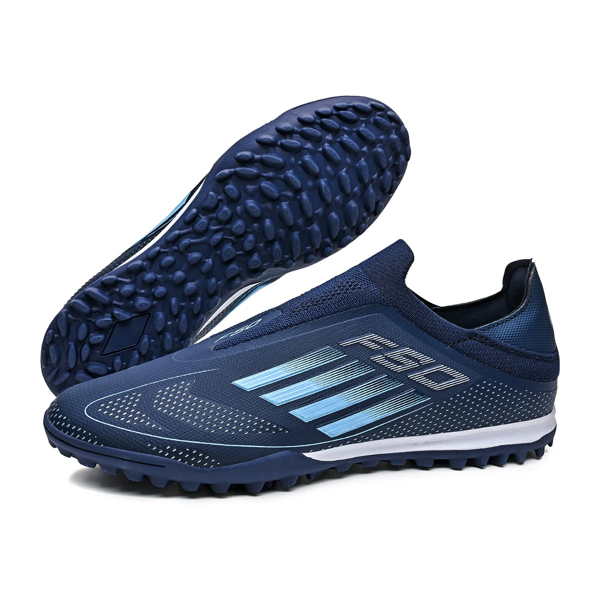 Men Soccer Shoes Breathable Long Spikes Cleats
