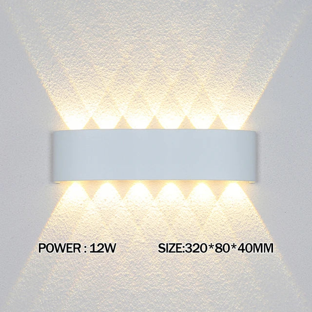 LED Plastic Indoor Modern Nordic Sconce