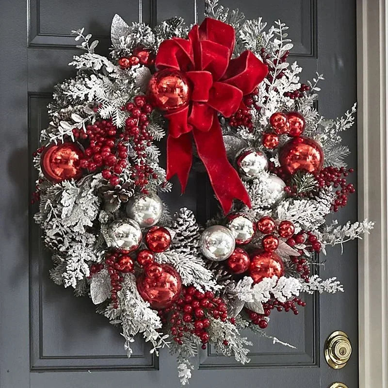 Front Door Christmas Wreath