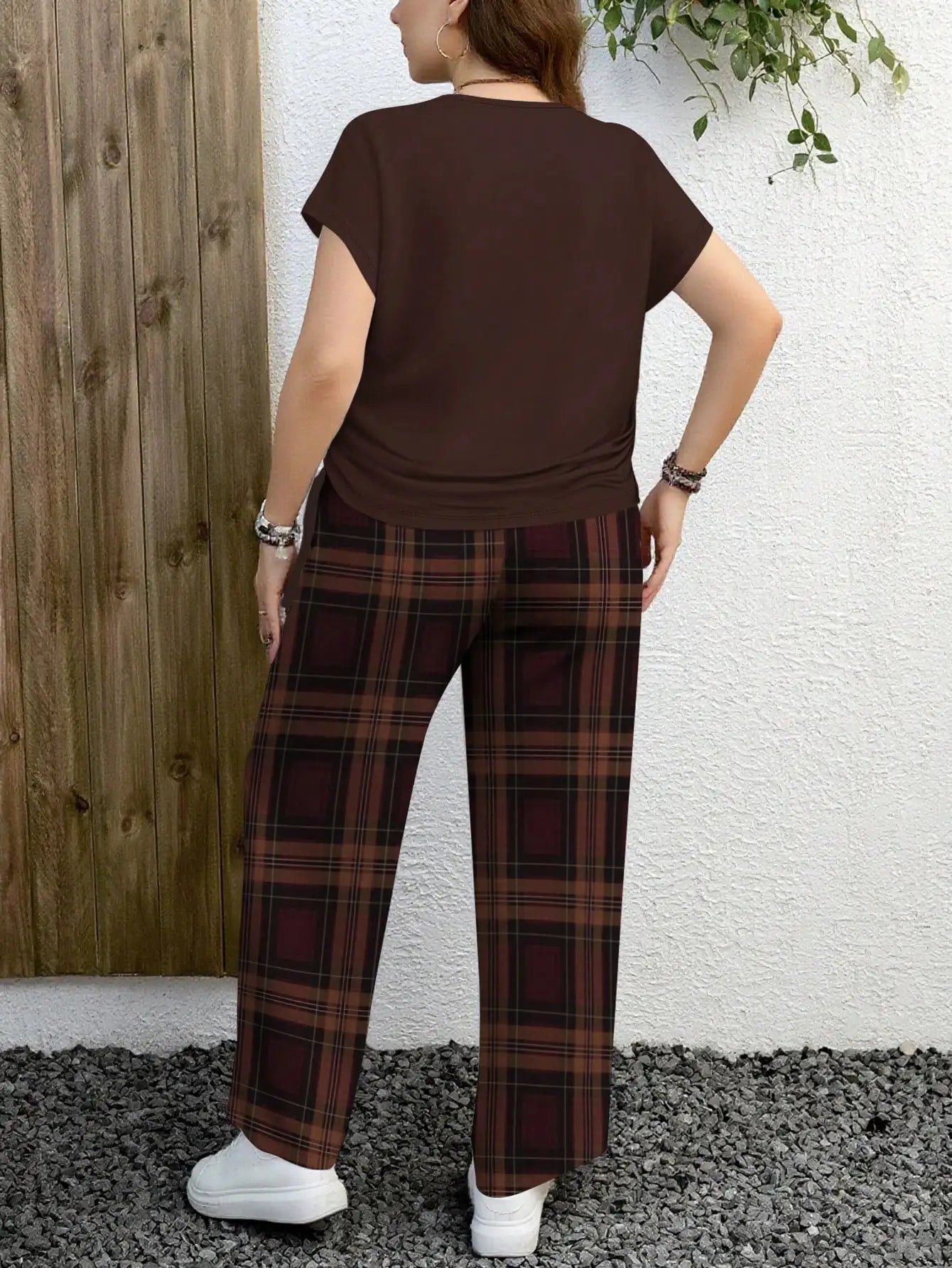 Plus Size Casual 2-Piece Set