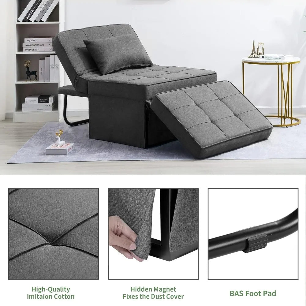 Sofa Bed 4 in 1 Multi-Function Folding Modern Convertible Chair