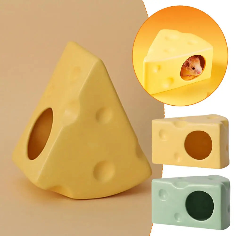 Cute Cheese Shape Small Pet Hiding House