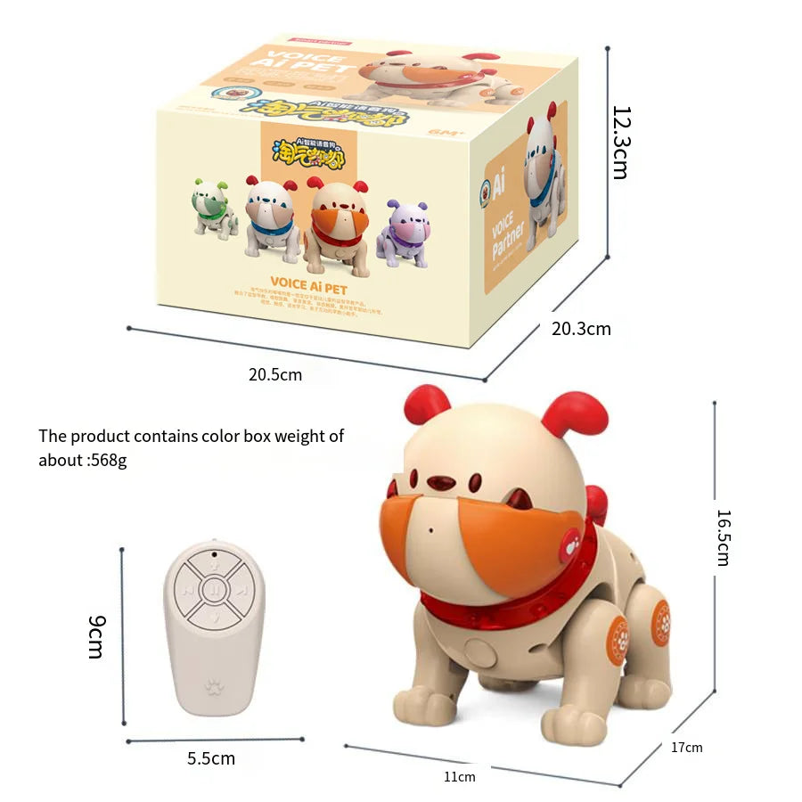 Intelligent Robot Dog Music Lighting Multi-Functional Pet