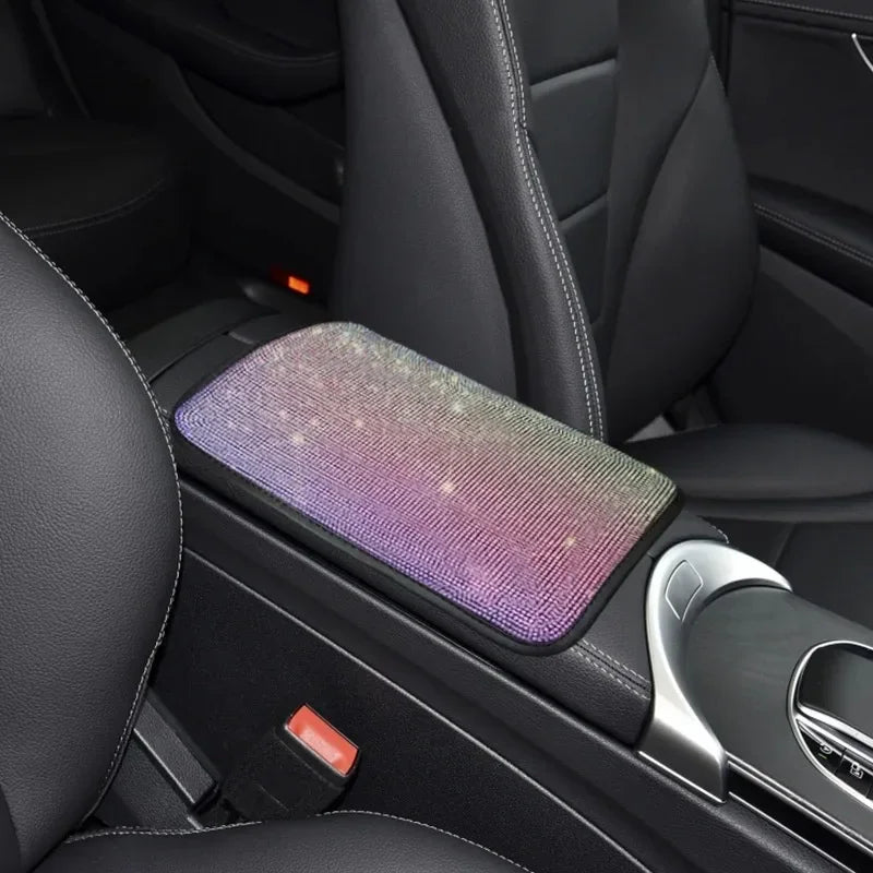Diamond-Accented Car Interior Armrest Pad