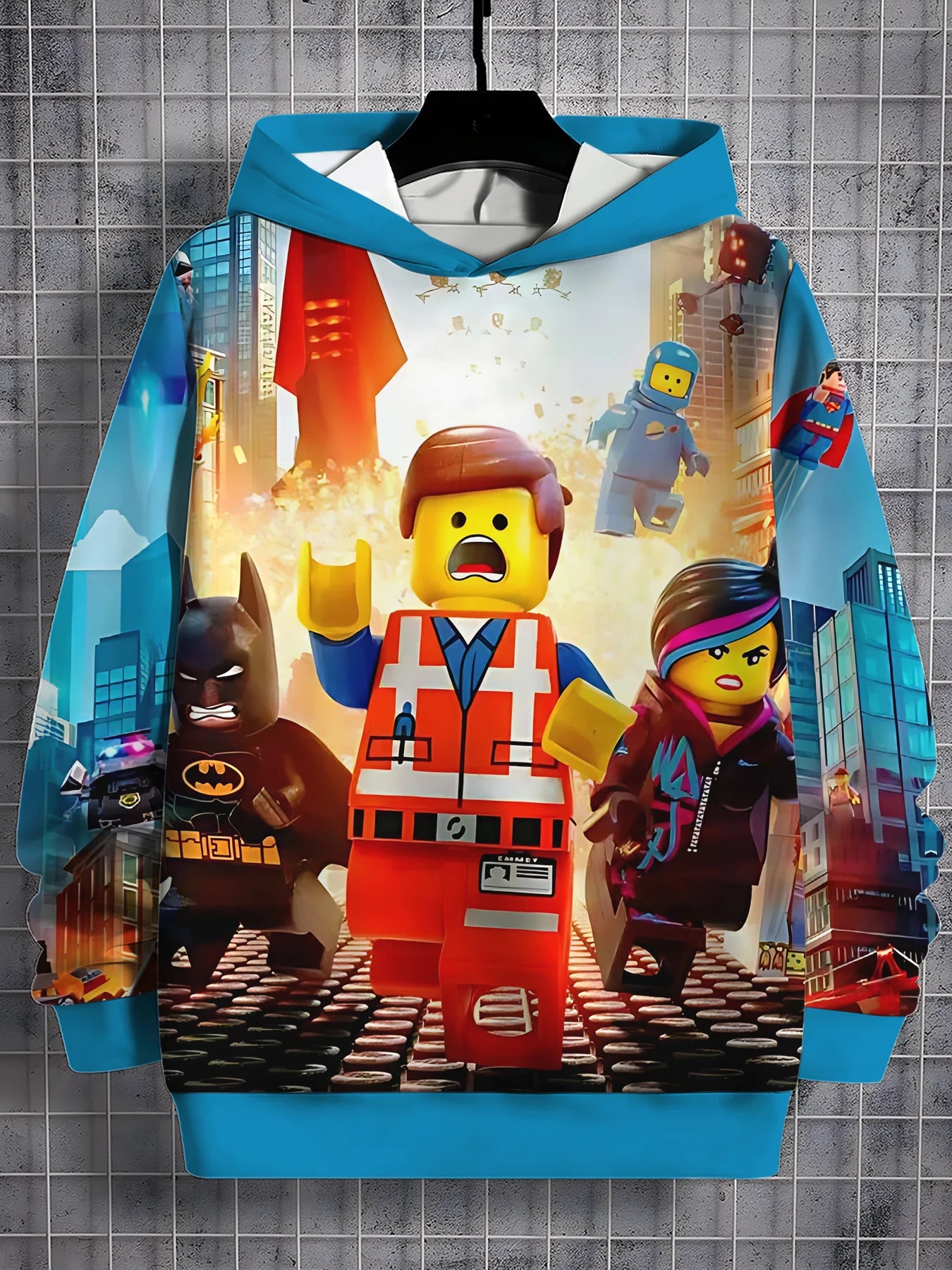 L-LEGOS 3D Print All Seasons Pullover Tops