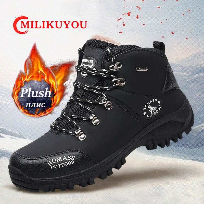 Minimalist And Warm Men's Non-slip And Wear Resistant Shoes