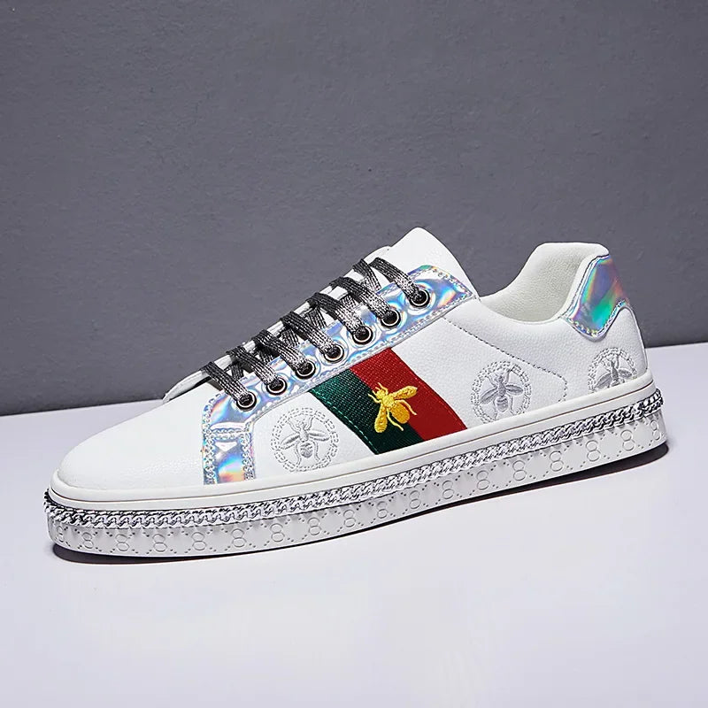 Trendy Embroidered Casual Sneakers