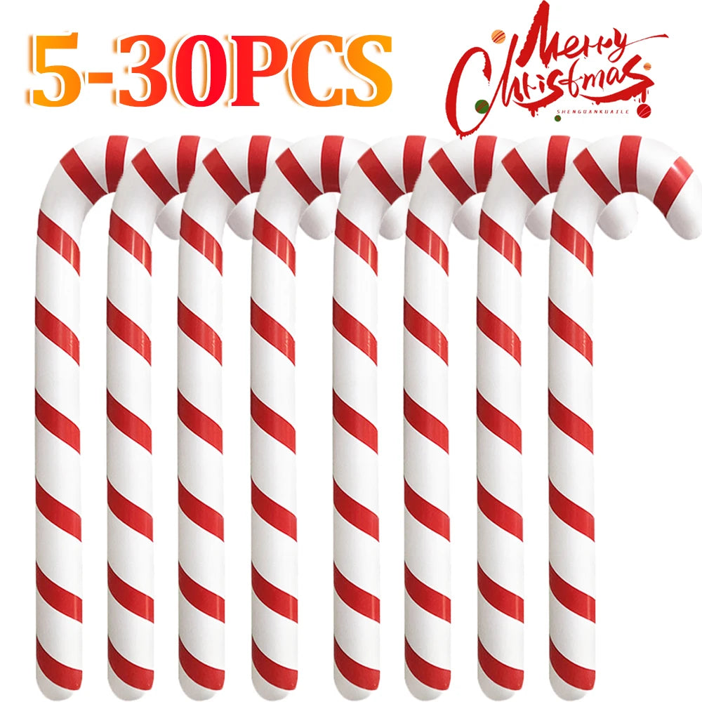 5-30PCS Inflatable Christmas Candy Canes 90CM